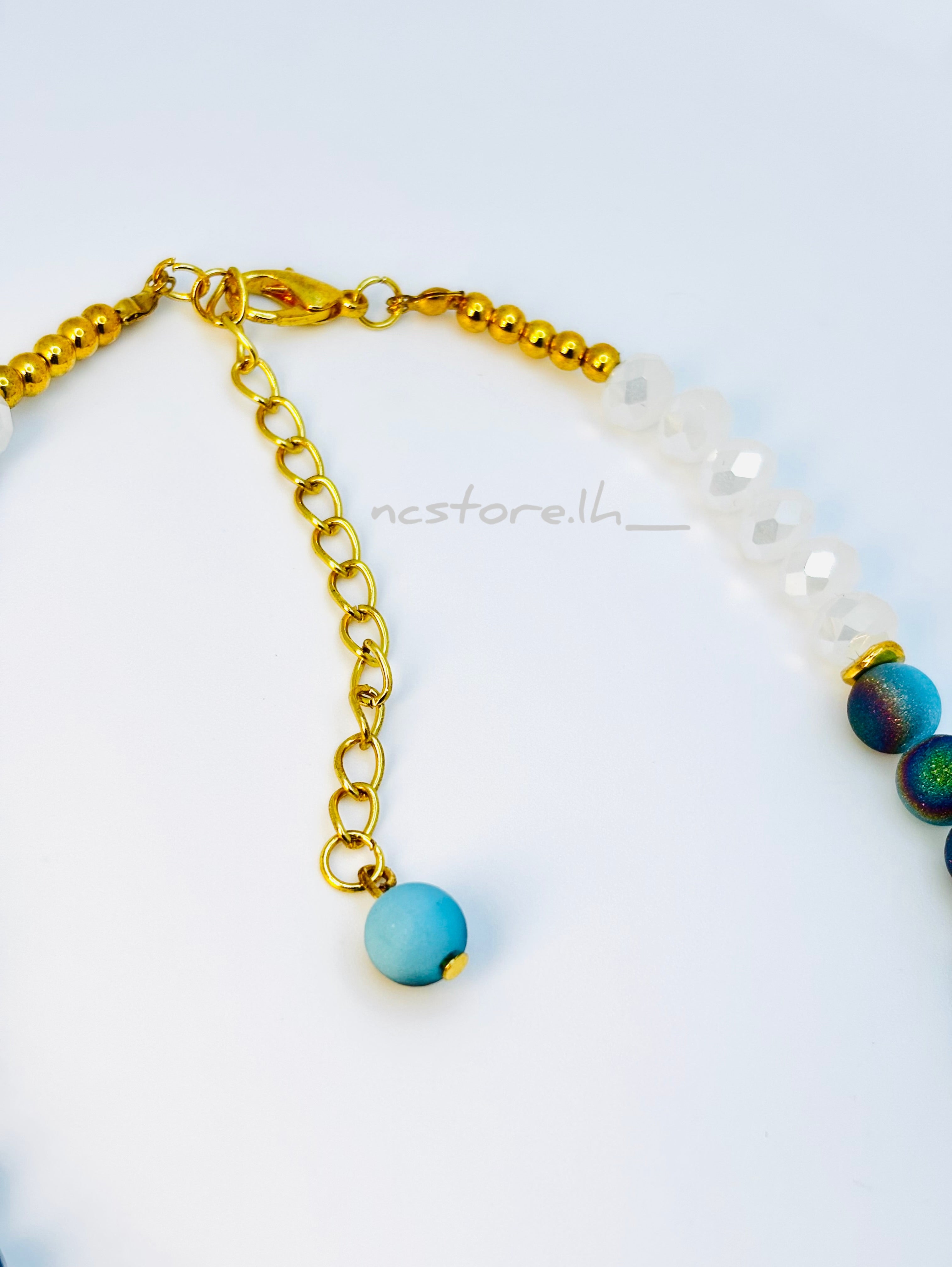 Ocean Aura Crystal Necklace.